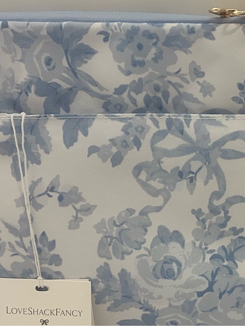 LoveShackFancy Blue Damask Laptop Case - Picture 3 of 4